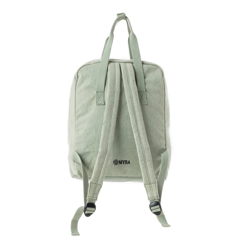Pioneer Trek Canvas Backpack Bag in Lite Green
