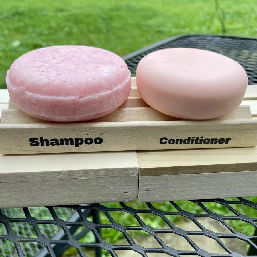 Goat Milk Solid Shampoo and Conditioner Set