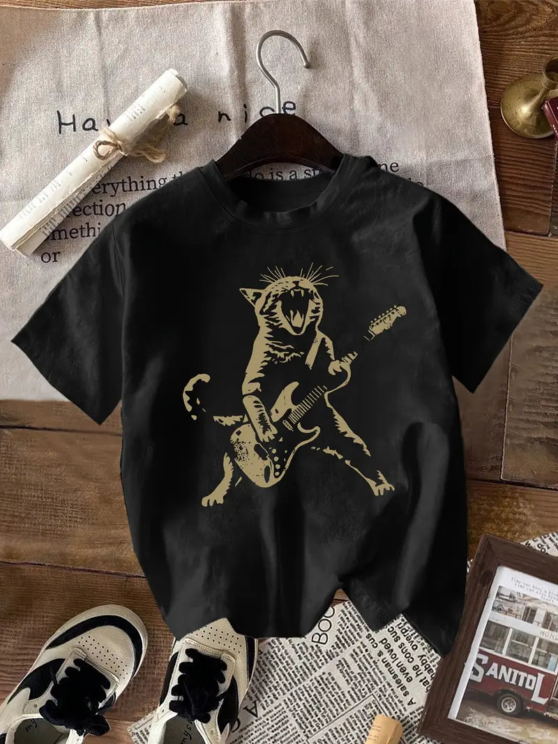 Cat Playing Guitar