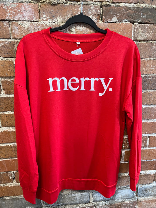 Merry Long Sleeve T