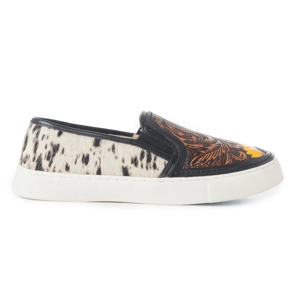 Nehard Western Hand-Tooled Sneakers