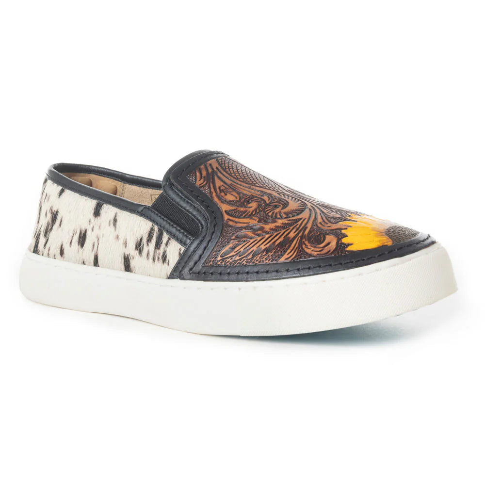 Nehard Western Hand-Tooled Sneakers