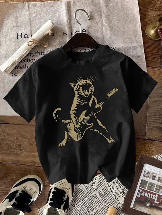 Cat Playing Guitar